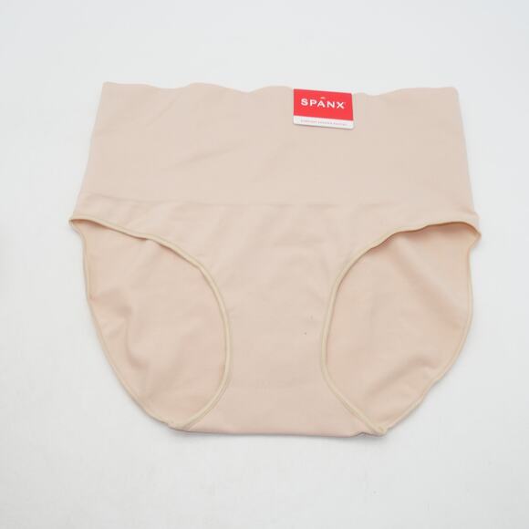 NEW Spanx Everyday Shaping Brief Panties Size Large Soft Nude - Picture 2 of 5
